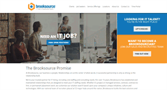 Desktop Screenshot of brooksource.com