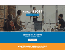 Tablet Screenshot of brooksource.com